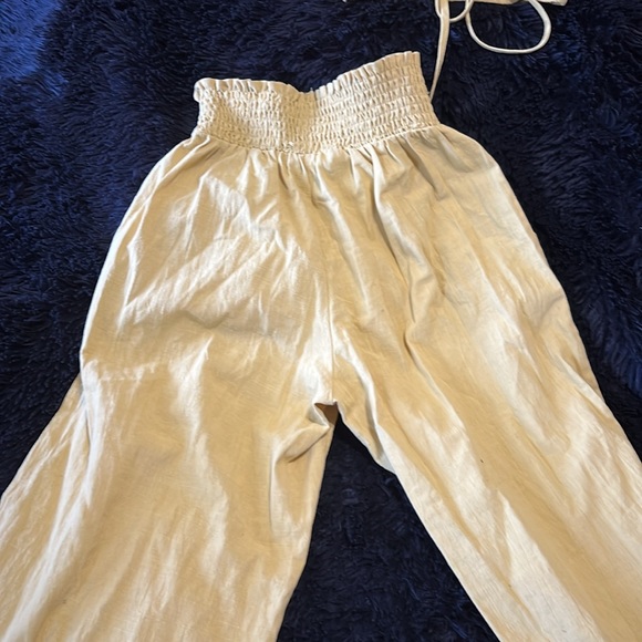 Hers and mine wide leg linen set - Picture 6 of 6